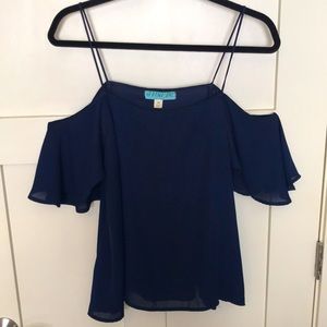 Francesca’s Navy Off the Shoulder Top